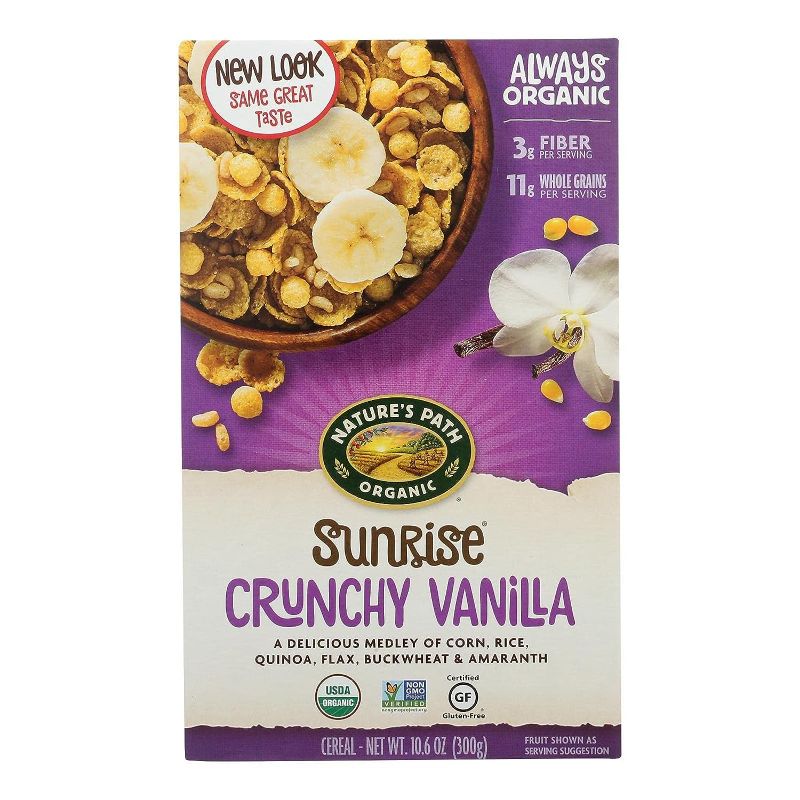 Photo 1 of  Nature's Path Crunchy Vanilla - Sunrise - Case of 12 - 10.6 oz. BEST BY 03 FEB 2024