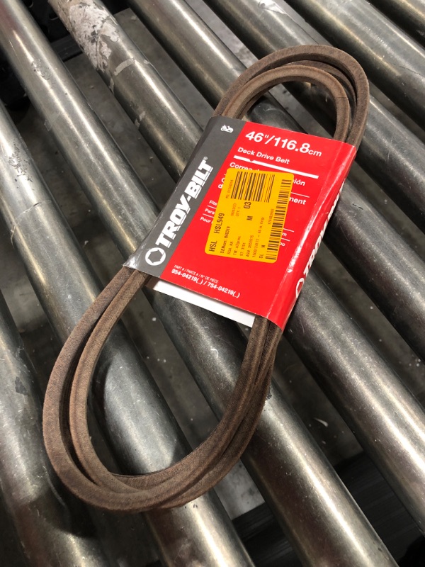 Photo 2 of 46 in. Original Equipment Deck Drive Belt for Select Front Engine Riding Lawn Mowers OE# 954-04219, 754-04219