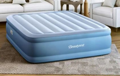 Photo 1 of Sensa-Rest Air Bed Mattress with Built-in Pump and Edge Support, 18" Queen
