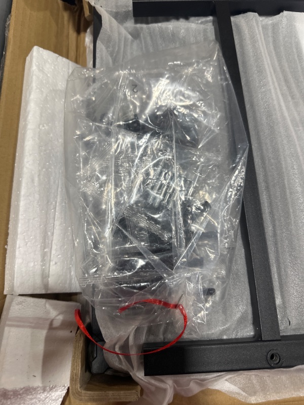 Photo 1 of ODK 47" Office Computer Desk: Home Table with Drawers Wood Storage Shelves, Modern Large Work Writing Desk, Black