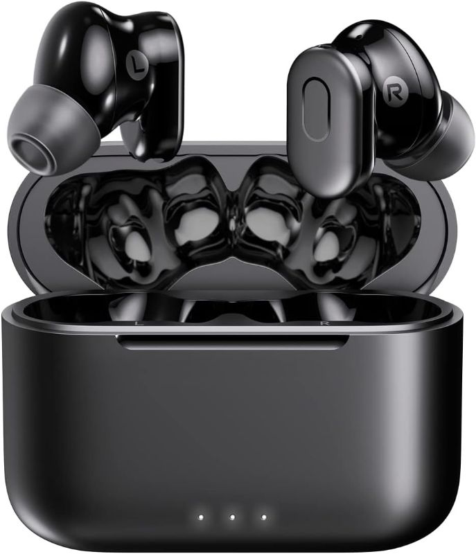 Photo 1 of Limited-time deal: PSIER Wireless Earbuds Active Noise Cancelling Bluetooth 5.3 Earbuds with 4 Mics Clear Calls, Ear Buds with Transparency Mode 30H Playtime IPX6 Waterproof Bluetooth Headphones for Home and Work 