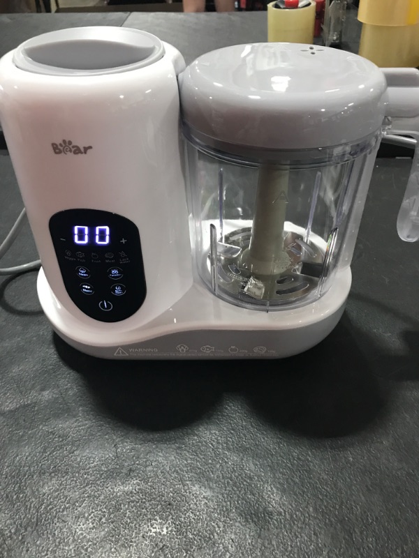 Photo 2 of BEAR 2022 Baby Food Maker | One Step Baby Food Processor Steamer Puree Blender | Auto Cooking & Grinding | Baby Food Puree Maker with Self Cleans | Touch Screen Control