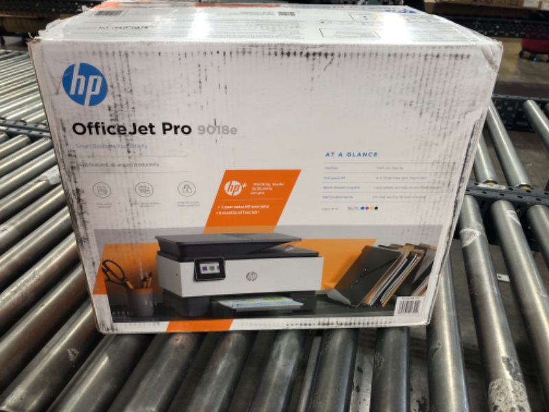 Photo 6 of HP OfficeJet Pro 9018e Wireless Color All-in-One Printer with Bonus 6 Months Instant Ink with HP+ (1G5L5A)