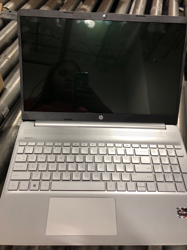 Photo 3 of HP 15.6-inch Laptop, AMD Ryzen 7 5700U, 8 GB RAM, 256 GB SSD, HD Micro-Edge Display, Windows 11 Home, Thin & Portable, Long-Lasting Battery, Full-Size Keyboard, Wi-Fi 6 & Bluetooth (15-ef2025nr, 2022)