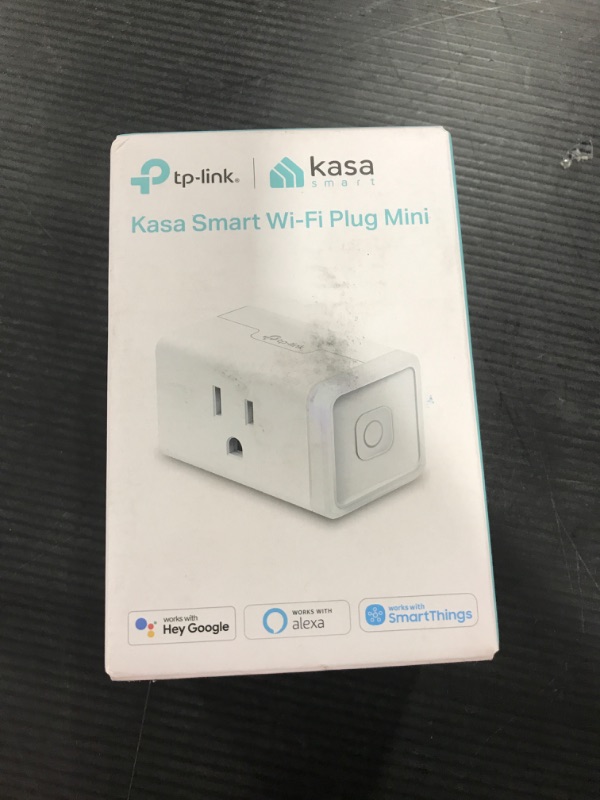 Photo 4 of Kasa Smart Plug Mini with Energy Monitoring, Smart Home Wi-Fi Outlet Works with Alexa, Google Home & IFTTT, Wi-Fi Simple Setup, No Hub Required (KP115), White – A Certified for Humans Device
