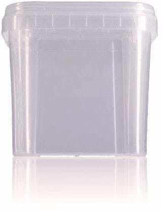 Photo 1 of 20 PIECE Rectangular plastic bucket WITH LIDS
