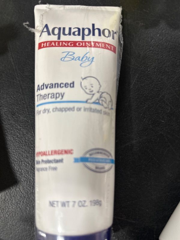 Photo 2 of Aquaphor Baby Healing Ointment Advanced Therapy Skin Protectant, Dry Skin and Diaper Rash Ointment, 7 Oz Tube Fragrance Free