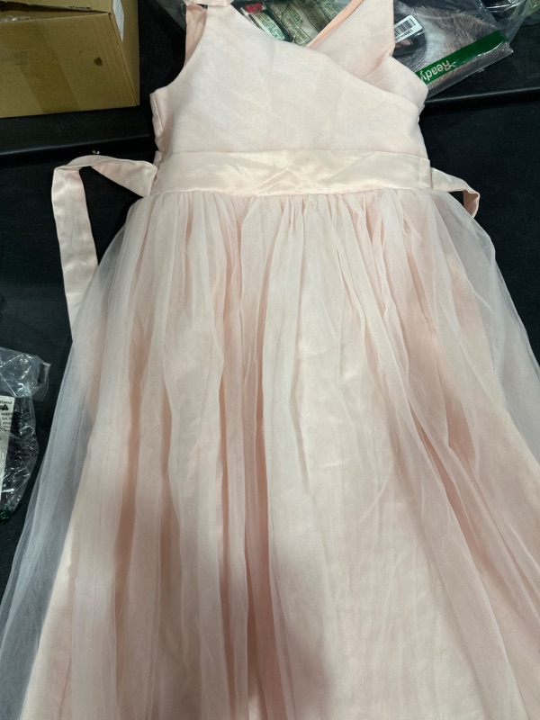 Photo 1 of ;ittle girls pink dress size 7-8yrs 150cm 
