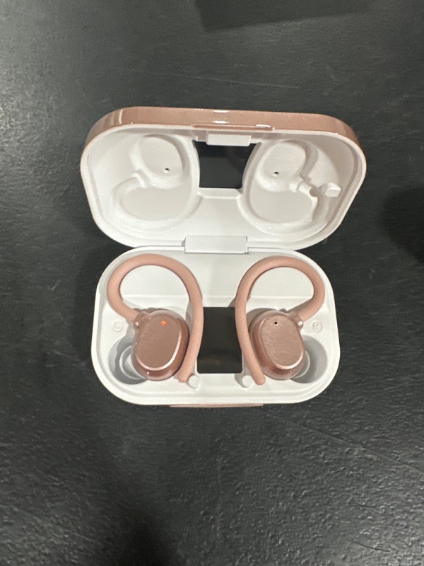 Photo 2 of Ear Buds Wireless Earbuds V5.3 Bluetooth Earbuds 120Hrs Playtime, 4.7g Painless for Small Ears Women, IPX7 Waterproof, Deep Bass 2.0, Over-Ear Earbuds Wireless Bluetooth Headphones for Sport Running