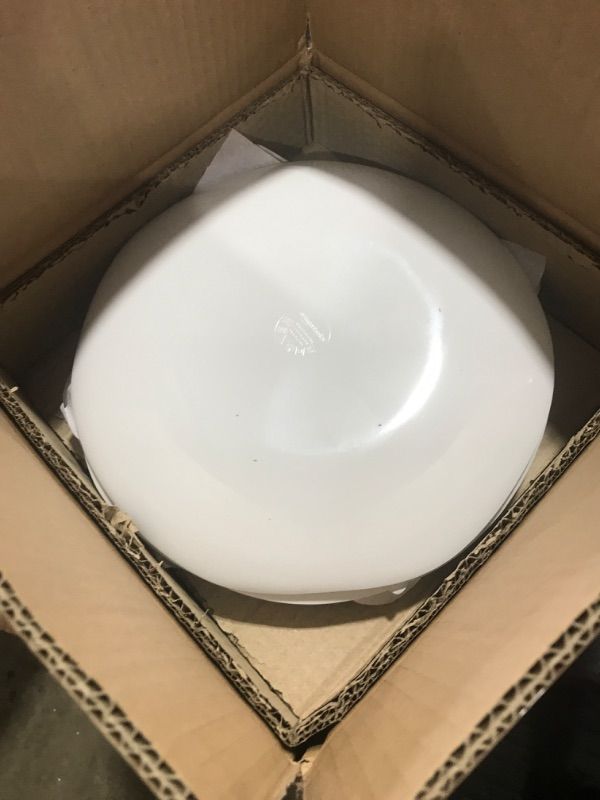 Photo 1 of Amazon Basics Melamine Dinnerware Set, Service for 4, White Marble - Set of 12 White Marble Dinnerware Set