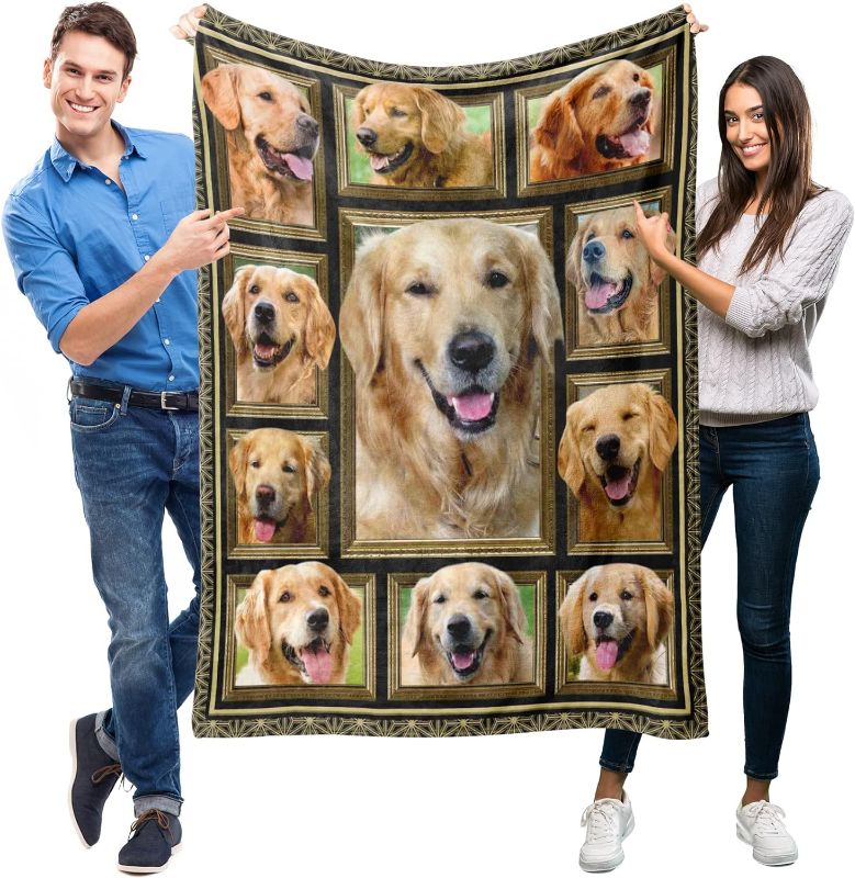 Photo 1 of 
Golden Retriever Blanket for Kids Boys Girls, Golden Retriever Gifts for Dog Lover, Super Soft Fuzzy Dog Throw Blanket Golden Retrievers Print Plush Gift.