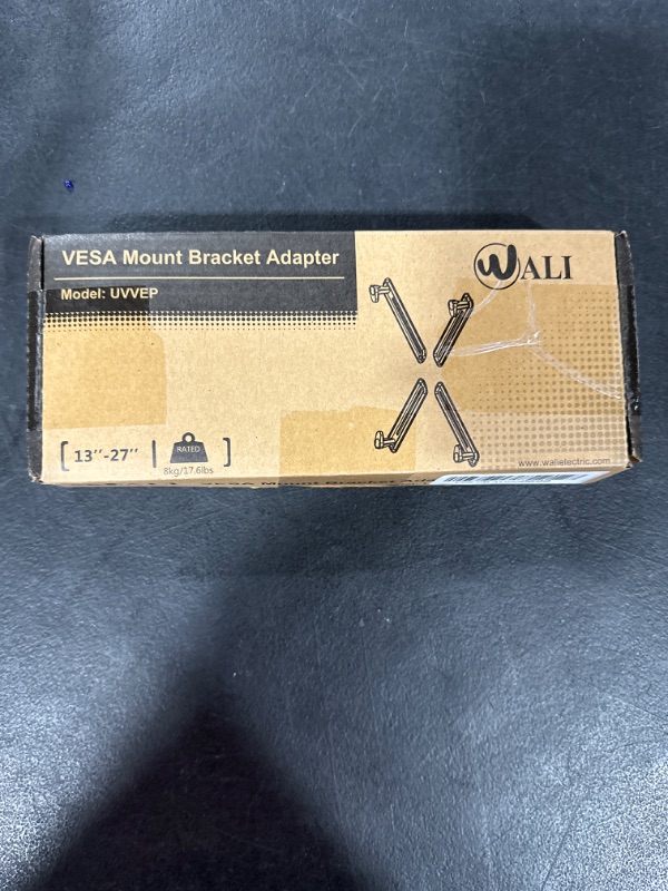 Photo 2 of WALI VESA Mount Bracket Adapter Monitor Arm Mounting Kit for Screen 13 to 27 inch, VESA 75mm and 100mm (UVVEP) VESA Bracket Adapter