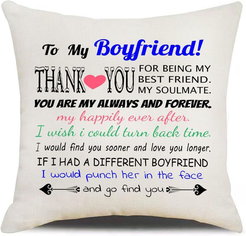 Photo 1 of 
Boyfriend Throw Pillow Cover Gift