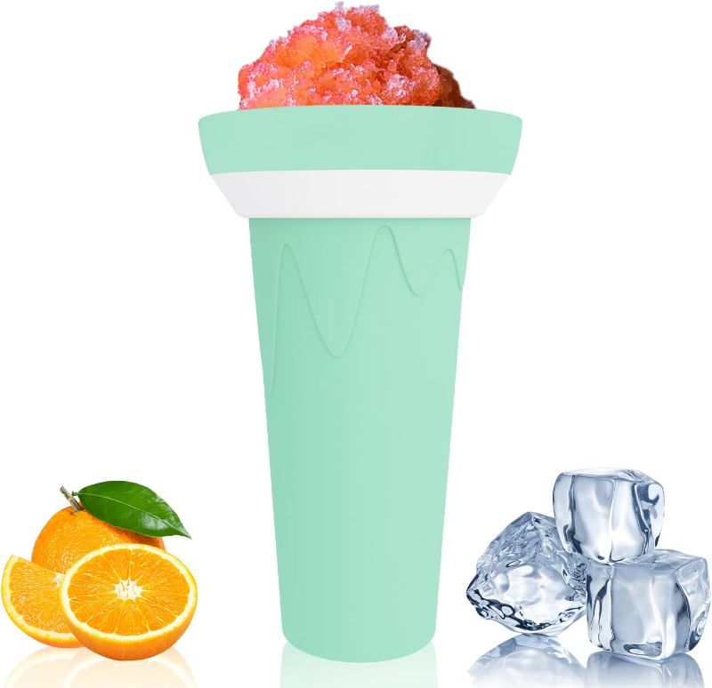 Photo 1 of 
Slushie Maker Cup,Tik Tok Trend Ice Cream Machines,Quick Frozen Squeeze Smoothie Cup Creative Gifts,Ice Blue