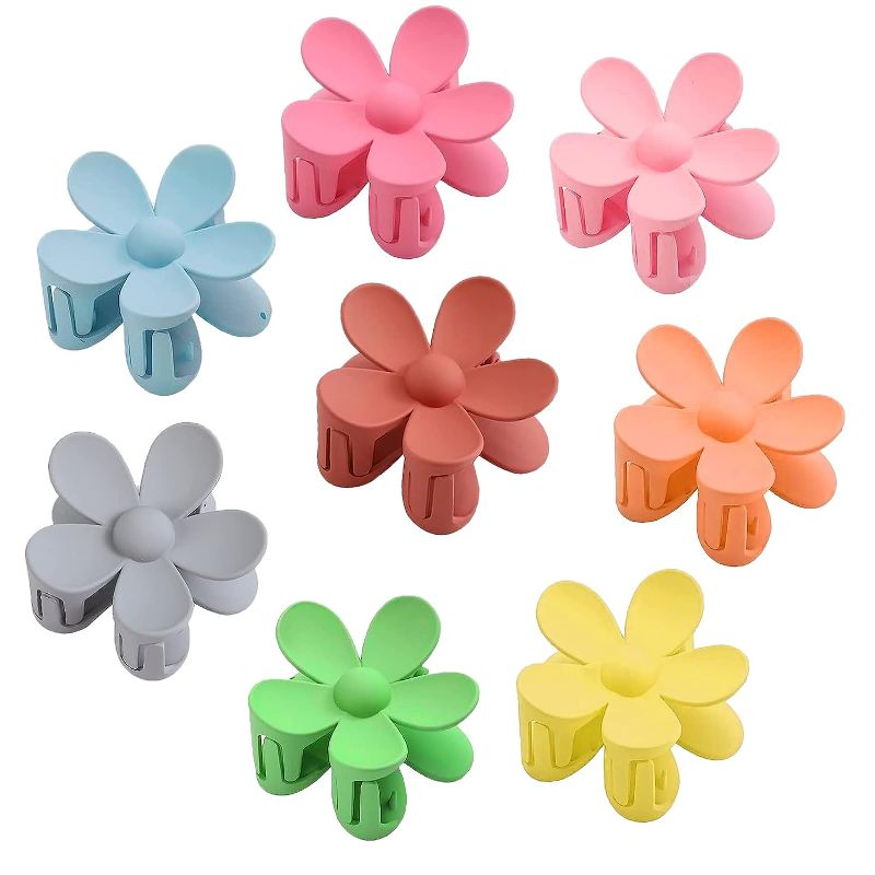 Photo 1 of 
Flower Hair Clips for Thick Hair, Big Flower Claw Clips for Women No Slip, Flower Clips for Thin Hair, Hair Claw Clips for Curly Straight Long Short Hair