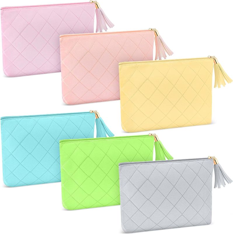 Photo 1 of 
Hillban 6 Pcs Purse Makeup Bag Cosmetic Pouch Travel Bag with Zipper Makeup Pouch Bag Accessories
