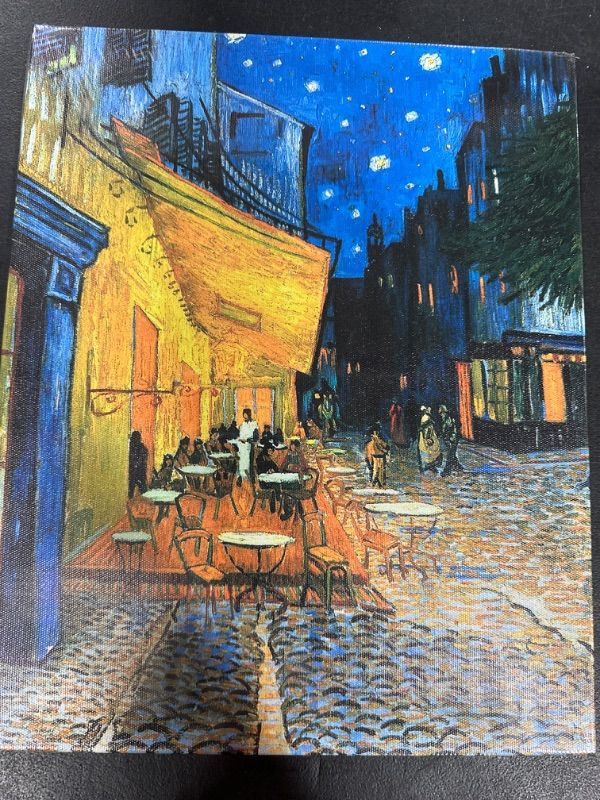 Photo 1 of 
Van Gogh Canvas Wall Art: Café Terrace at Night Oil Painting Picture Reproduction Bedroom Decor - Famous Art Prints Modern Artwork Framed Poster Home