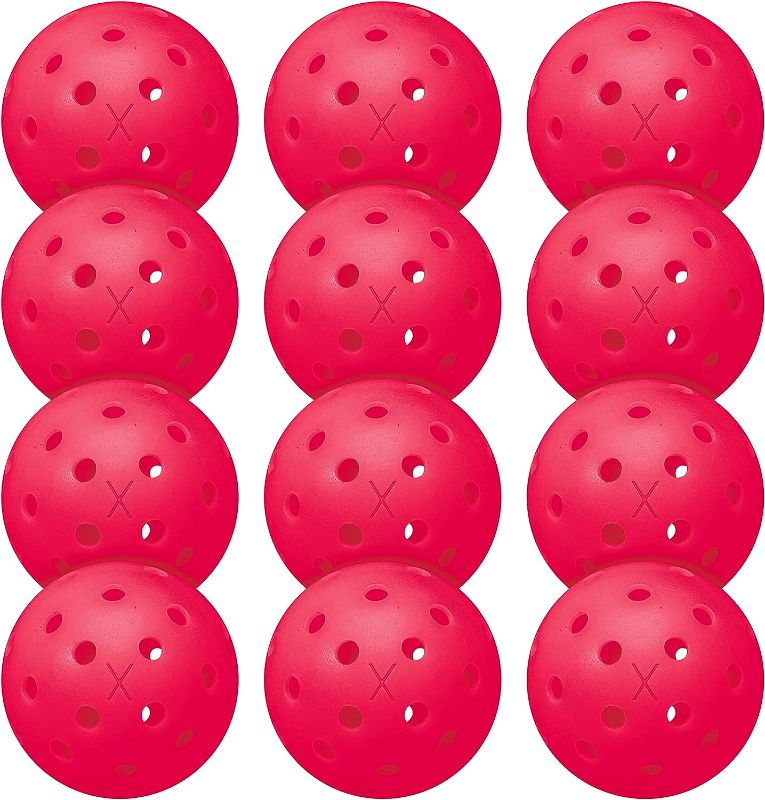 Photo 1 of 12 Pack Franklin Pickleballs- Pink