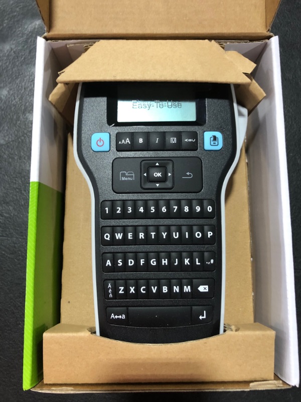 Photo 2 of DYMO LabelManager 160 Portable Label Maker Bundle, Easy-to-Use, One-Touch Smart Keys, QWERTY Keyboard, Large Display, for Home & Office Organization,
