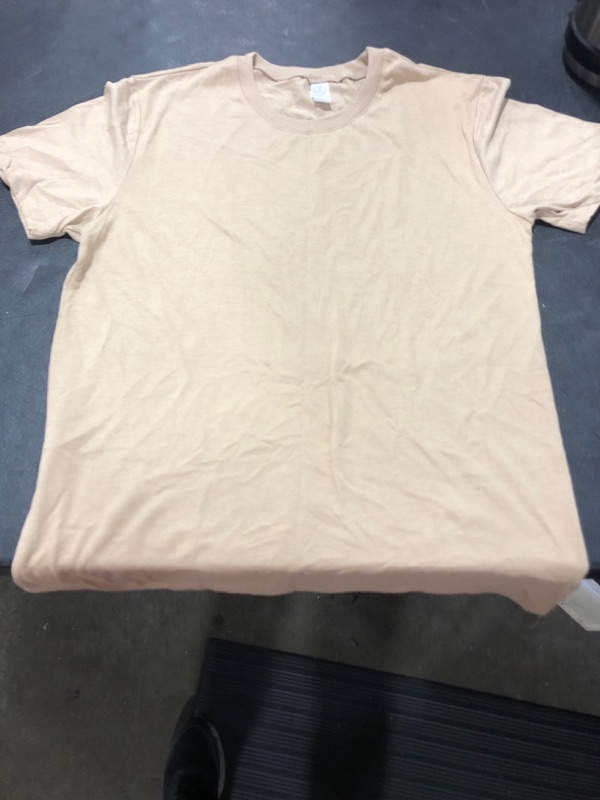 Photo 2 of [Size S] Alternative Clothing Basic Solid Tee- Tan