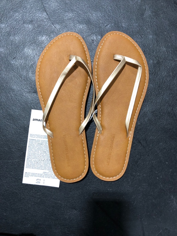 Photo 1 of [Size 8] Amazon Essentials Sandals- Gold straps