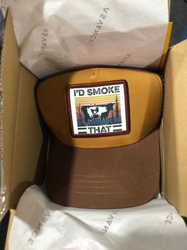 Photo 1 of BROWN TRUCKER HAT 