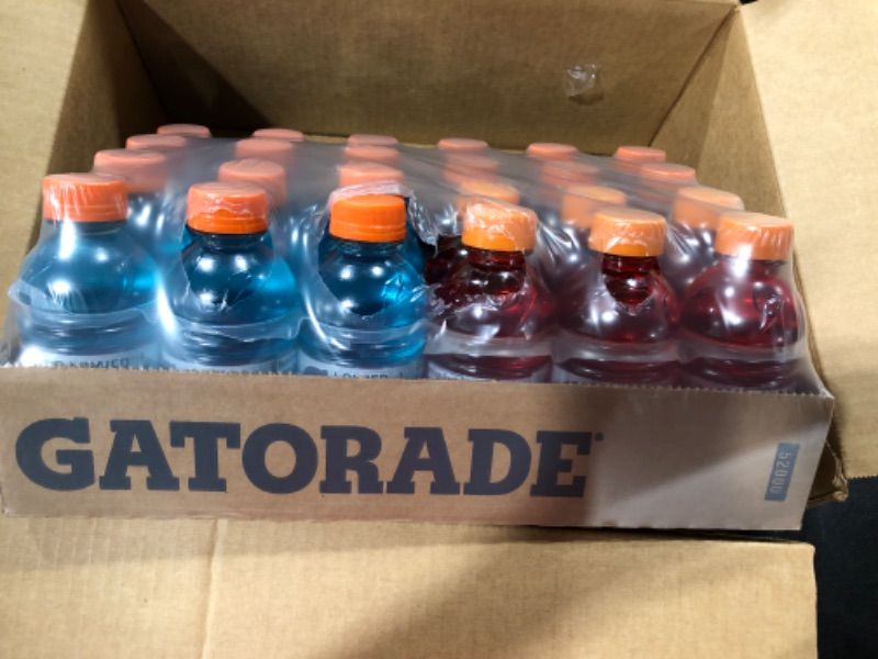 Photo 1 of 24PK Gatorade. Flavor varies! BB. 08.07.2023. LOWER SUGAR!