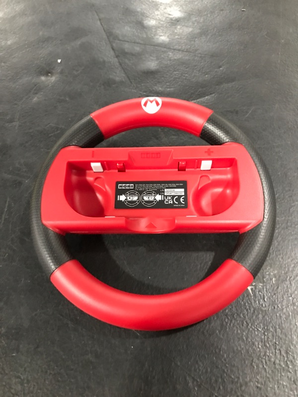 Photo 2 of HORI Nintendo Switch Mario Kart 8 Deluxe Wheel (Mario Version) Officially Licensed By Nintendo - Nintendo Switch Mario Single