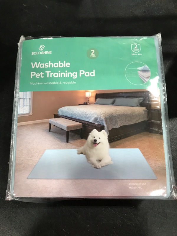 Photo 1 of 2 Pack Washabke Pet Training Pad 36inx41in