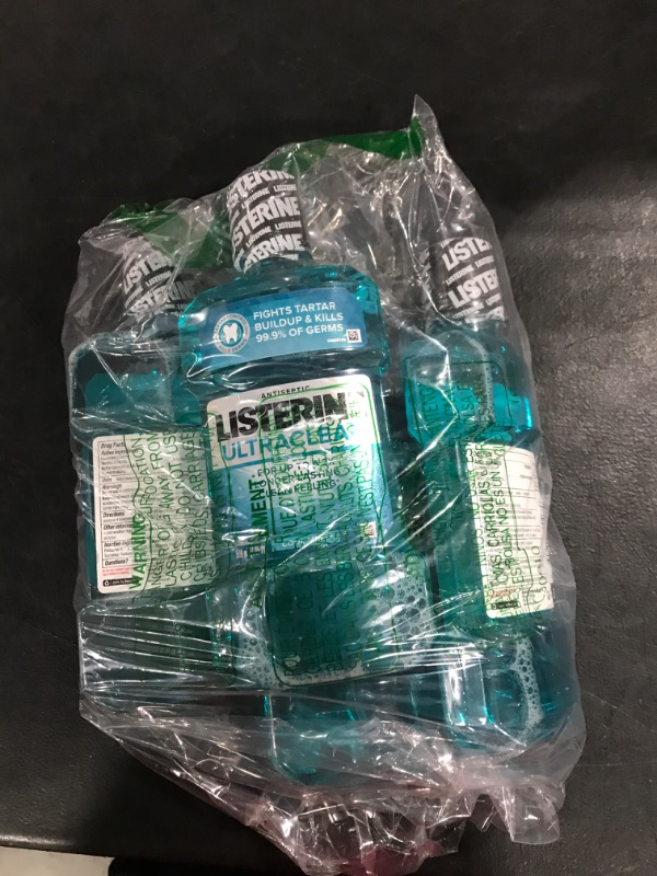 Photo 2 of 4 Pack Listerine Ultraclean Tartar Control Antiseptic Mouthwash Cool Mint - 500ml