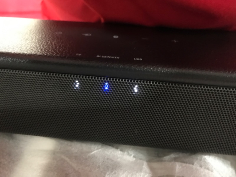 Photo 1 of Sony S100F 2.0ch Soundbar with Bass Reflex Speaker, Integrated Tweeter and Bluetooth, (HTS100F), easy setup, compact, home office use with clear sound black