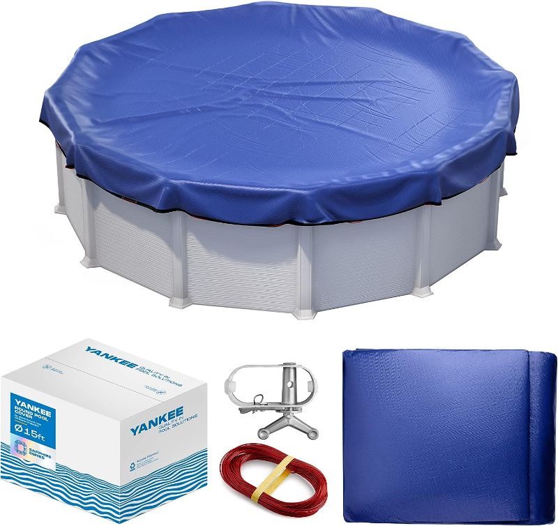 Photo 1 of  Round Pool Cover | Extra Thick & Durable Above-Ground Pool Cover UNKNOWN SIZE