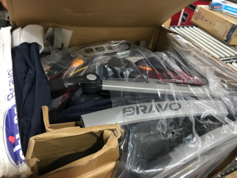 Photo 2 of Chicco Bravo Trio Travel System and Extra Base Bundle, Brooklyn, Navy Brooklyn Bravo with Extra Base (2 total)