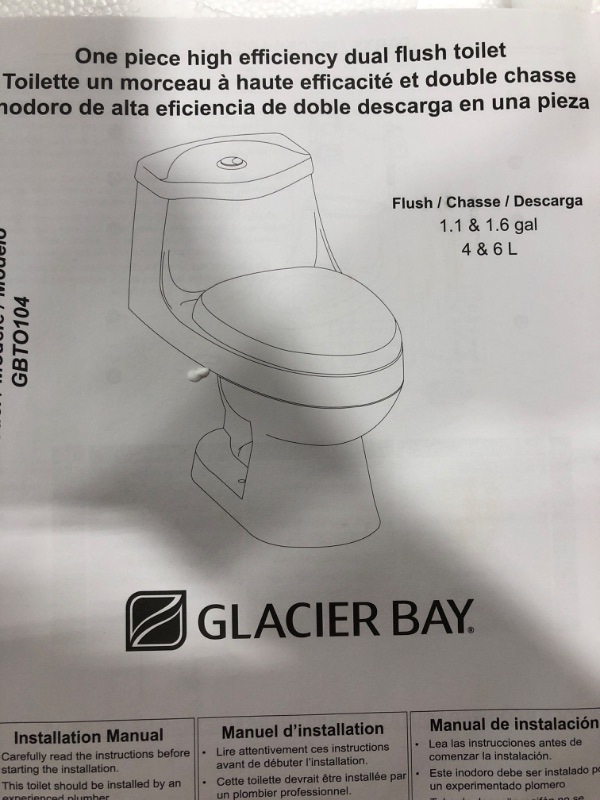 Photo 2 of Glacier Bay Elongated Toilet