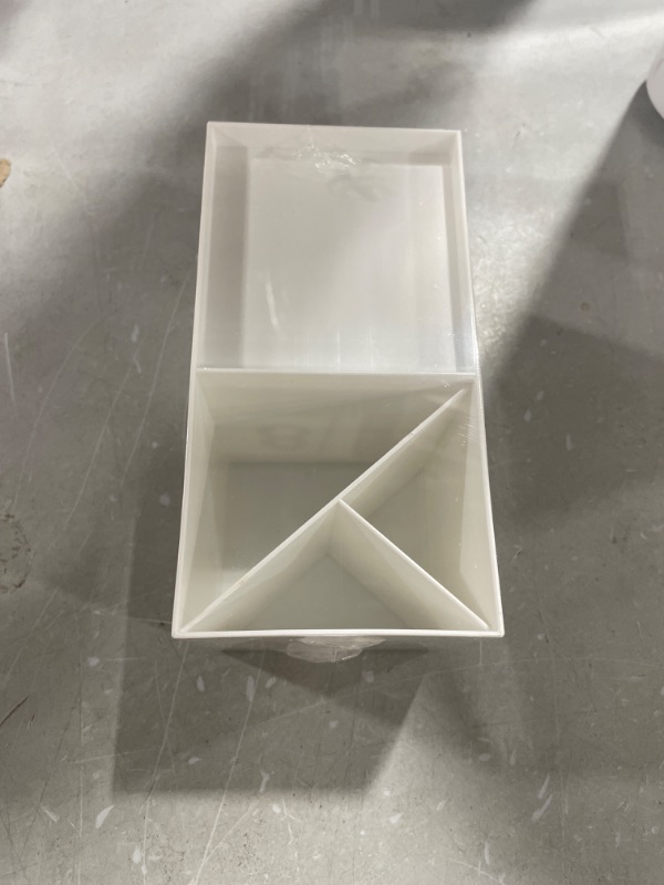Photo 1 of WHITE DESKTOP STORAGE BOX 