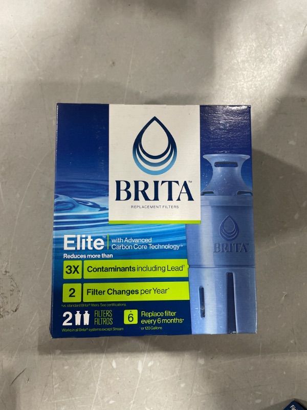 Photo 2 of Brita 2ct Elite Replacement Water Filter for Pitchers and Dispensers