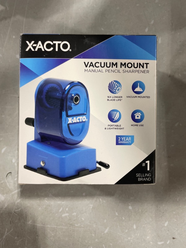 Photo 2 of X-acto Vacuum Mount Manual Pencil Sharpener (Color May Vary)