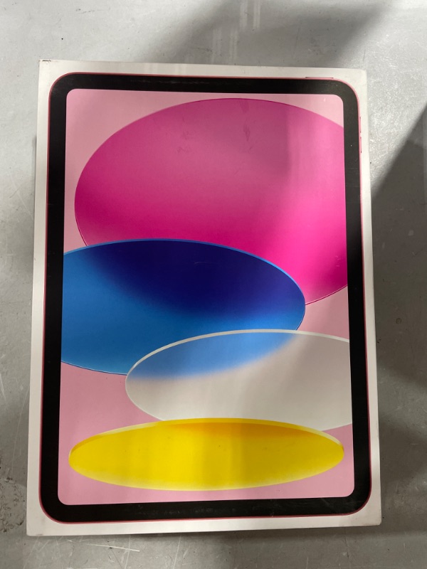 Photo 8 of Apple iPad (10th Generation): with A14 Bionic chip, 10.9-inch Liquid Retina Display, 64GB, Wi-Fi 6, 12MP front/12MP Back Camera, Touch ID, All-Day Battery Life – Pink WiFi 64GB Pink - FACTORY SEALED - OPENDED FOR PICTURES 
