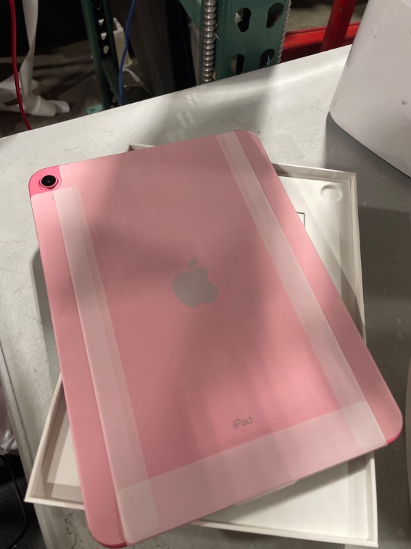 Photo 3 of Apple iPad (10th Generation): with A14 Bionic chip, 10.9-inch Liquid Retina Display, 64GB, Wi-Fi 6, 12MP front/12MP Back Camera, Touch ID, All-Day Battery Life – Pink WiFi 64GB Pink - FACTORY SEALED - OPENDED FOR PICTURES 