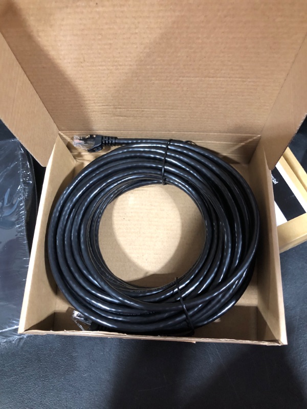 Photo 2 of Amazon Basics RJ45 Cat-6 Gigabit Ethernet Patch Internet Cable - 50 Foot 1-Pack 50 Feet