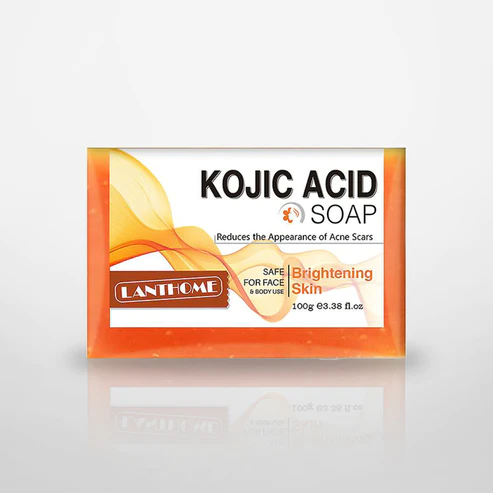 Photo 3 of 100G Kojic Acid with Vitamin E Natural Ingredients Soap Reduces The Appearance of Acne Scars & Wrinkles for Dark Spots

