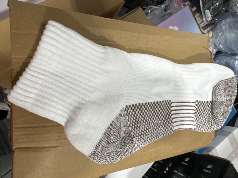 Photo 2 of 10 PACK BROWN LOW CUT SOCKS SIZE L 