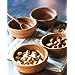 Photo 1 of 3¾" mini Acacia Round Wooden Bowl small size for Condiments, Dip Sauce, Nuts, Candy, Fruits, Appetizer, and Snacks, Calabash Wood Bowls Dia 3.75"x 1.5 H - Set of 4 