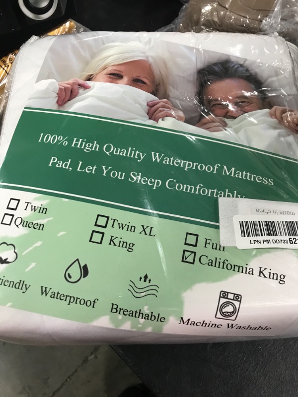 Photo 1 of 100% HIGH QUALITY WATERPROOF MATRESS PAD -CALIFORNIA KING