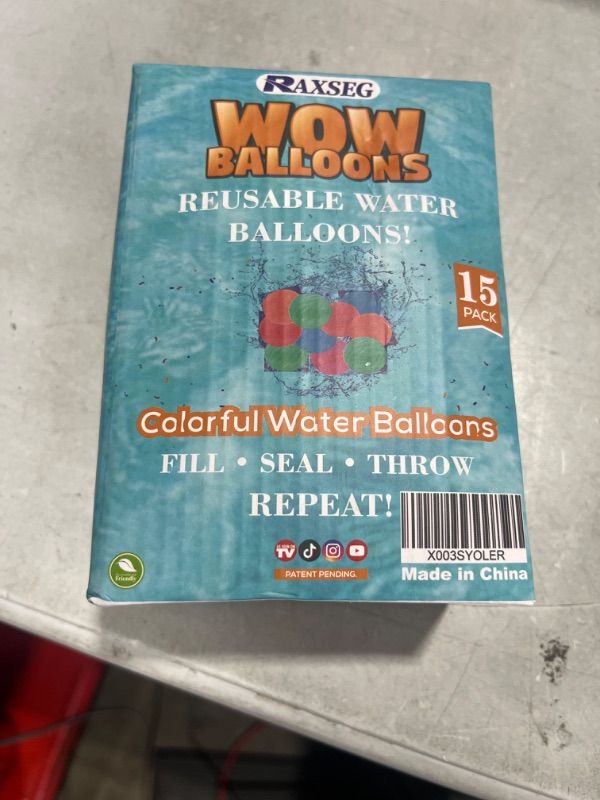 Photo 1 of 15 pcs reusable water balloons 