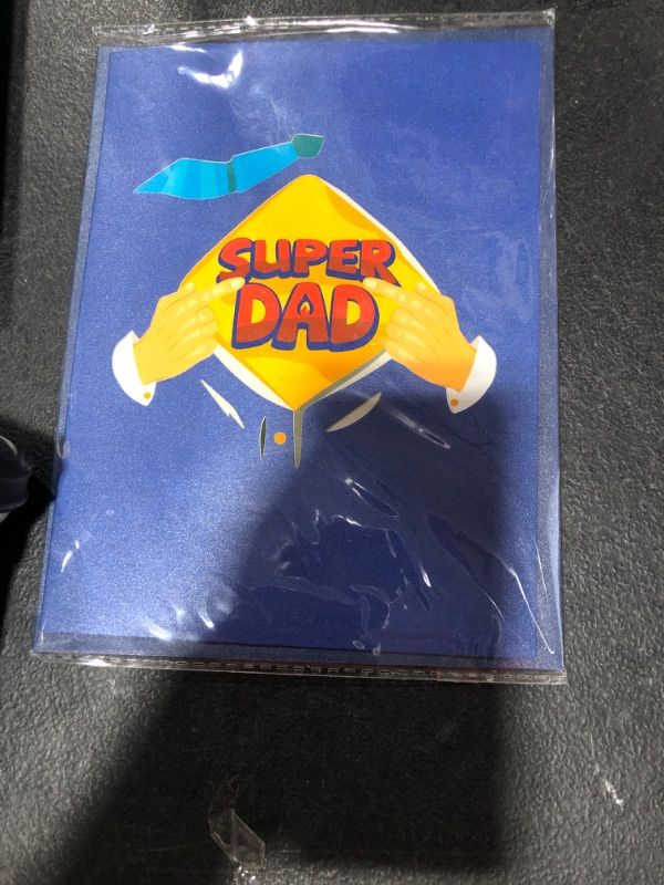 Photo 1 of Fathers Day Card, Fathers Day Super Dad Pop Up Greeting Card for Dad