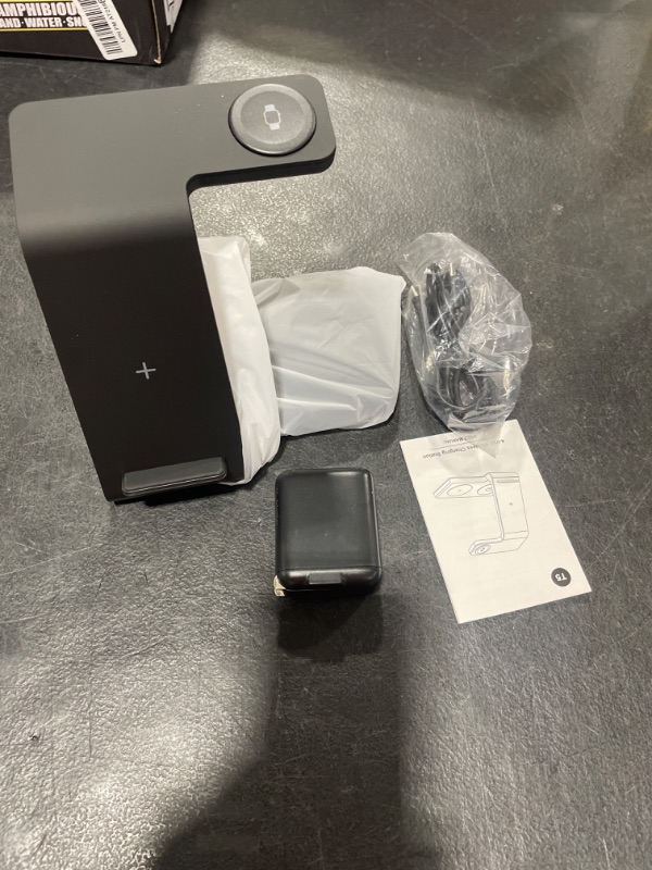 Photo 2 of 4-in-1 wireless charging station iPhone Apple Watch AirPods ONLY
