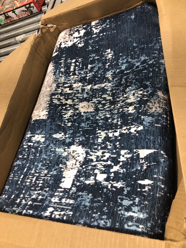Photo 1 of Alora Decor Swagger 9 X 12 (ft) Blue,White, Modern Area Rug
