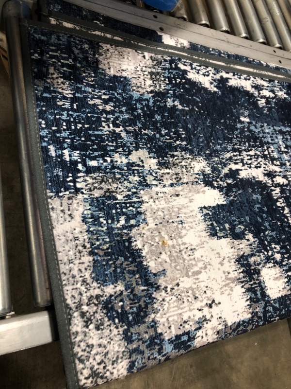 Photo 1 of Alora Decor Swagger 9 X 12 (ft) Blue,White, Modern Area Rug
