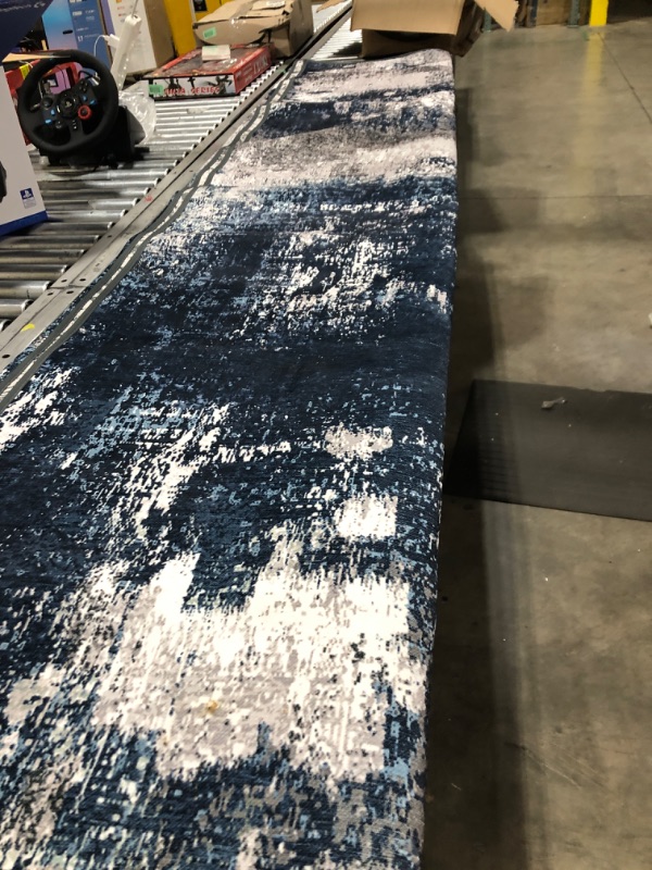 Photo 1 of Alora Decor Swagger 9 X 12 (ft) Blue,White, Modern Area Rug

